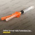 Sheath Lock Safety Needle Syringe